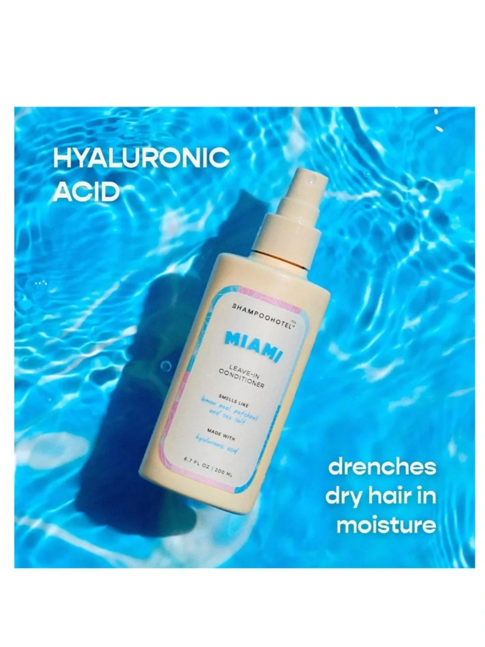 SHAMPOOHOTEL Miami Leave-In Conditioner 6.7oz NIB $15